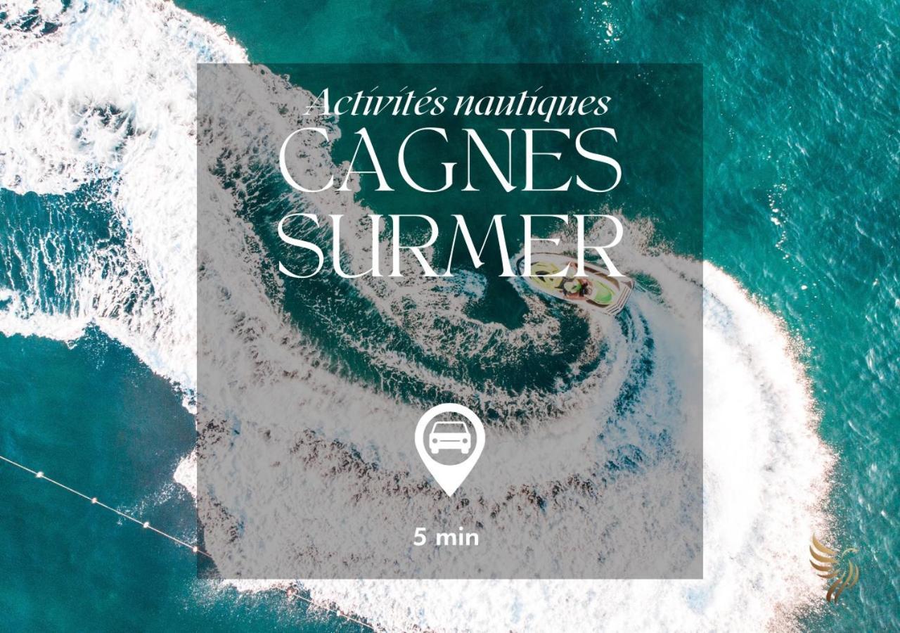 L'Appaloosa De Mer-Pool Tennis Parking-Sea View - -Capitalchic Services Cagnes Sur Me Ngoại thất bức ảnh